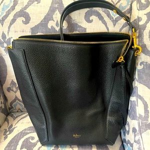 Vintage Mulberry bucket bag. Brass hardware.